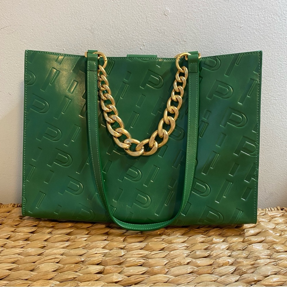 PECO P840 Initial P Collection Tote Green